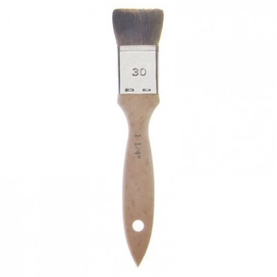 34212 VARNISH BRUSH, FLAT, TYPE S, 1.25"