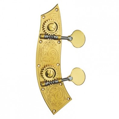 6102 BASS MACHINES, ROUND HANDLE, ENGRAVED, TYROLEAN