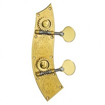 6102 BASS MACHINES, ROUND HANDLE, ENGRAVED, TYROLEAN