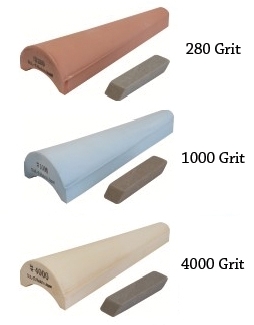  Ceramic Tapered/Half-Round Stone