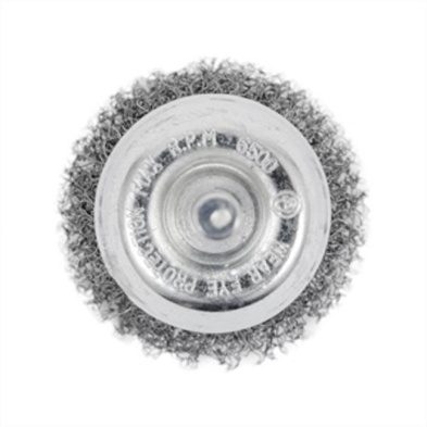 ABA-550701 550701 2" X 1/4" SHAFT MOUNTED CRIMPED CUP BRUSH