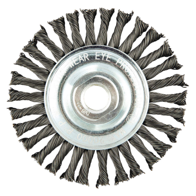 ABA-66252833487 NORTON 66252833487 5/8-11x1x1/2 CS TWIST KNOT WIRE WHEEL