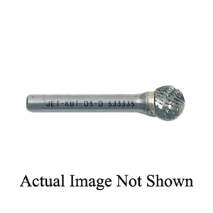 ABD-534049 534049 CARBIDE BUR - DOUBLE CUT 1/4" SHANK - BALL - 1/4"