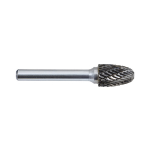 ABD-534072 534072 CARBIDE BUR - DOUBLE CUT 1/4" SHANK - OVAL - 1/2"