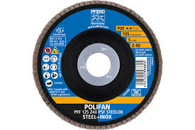 ABE-60465 PFERD 60465 DISC 5X7/8 Z PSF EXTRA STEELOX 40 GRIT, T27 FLAT