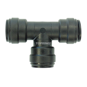 ART-05165 UNION TEE UN 22MM PUSH-TO-CONNECT BK