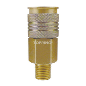 ART-20660 COUPLER 3/8IN PUSH-TO-CONNECT X MNPT BRS