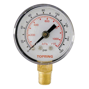 ART-55145 GAUGE DRY PRESS 0 TO 160PSI 1/8IN NPT