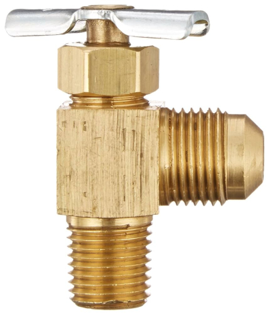 CTS-360255 360255 Fitting  Brass Needle Valve  Mjic-Mnpt 90 Degree