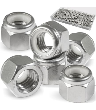 CTS-90670A033 90670A033  6061 Aluminum Hex Nut, 1/2" 25/pk
