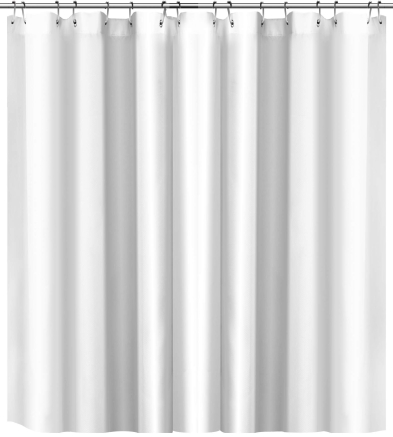 CTS-B01N7BQDP8 B01N7BQDP8 72x72 White Peva Fabric Shower Curtain