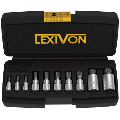 CTS-B07M6884DY B07M6884DY LEXIVON XZN TRIPLE SQUARE SPLINE BIT KIT