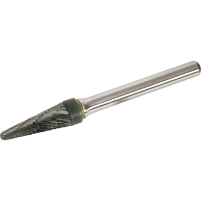 CTS-BL340 BL340 BALLNOSE SOLID CARBIDE BURR 1/4" SHANK 1/4" HEAD