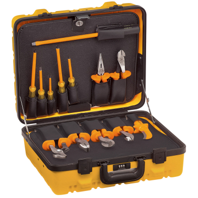 CTS-ELECTRKIT ASSORTED ELECTRICIAN TOOLS KIT W/STORAGE BOX