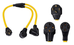 CTS-EY1 ENVIROFLEX EY-1 Y connector c/w adapters and 1-1/2  ft.