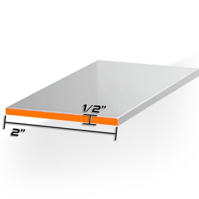 CTS-FB2.0X0.500 FB-2.0X0.500 2" X 1/2" FLAT BAR