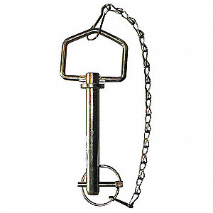 CTS-GH5102280 5102-280 HITCH PIN FOLDING HNDL 1/2" X 3-1/2" W/CHAIN