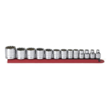 CTS-GW80561 G2S GW-80561 SET SKT STD SAE 3/8DR 12PT 13PC