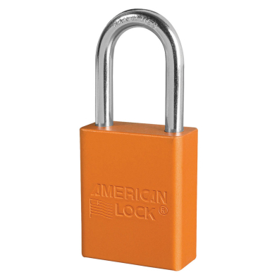CTS-LOCKA1106ORJKD AMERICAN LOCK A1106ORJ-KD PADLOCKS, ORANGE, KEYED DIFFERENT