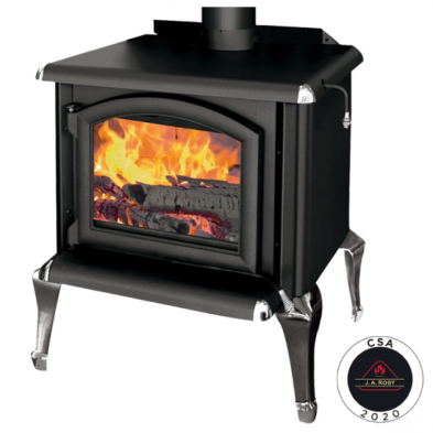 CTS-MAGNUMLX J A ROBY "MAGNUM LX" METALLIC BLACK  STOVE (CHROME)
