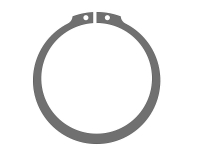 CTS-R3100312 R3100-312 RETAINING RING EXT 3 1/8" SHAFT DIA X 2.892" FREE