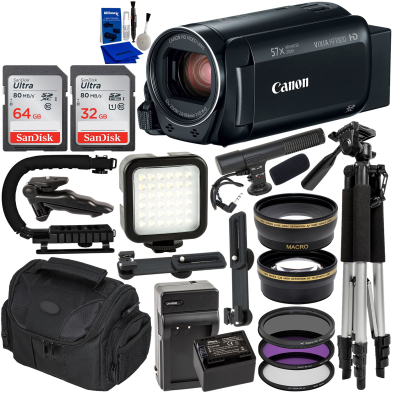 CTS-R460BU Canon VIXIA HF R800 Camcorder 9PC Accessory Bundle