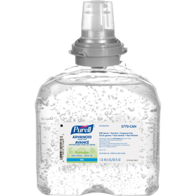 CTS-SCNSAQ140 SAQ140 PURELL HAND SANITIZER 1200ML, REFILL CARTRIDGE