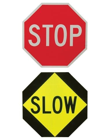 CTS-SCNSO101 SO101 TRAFFIC CONTROL SIGNS SLOW/STOP