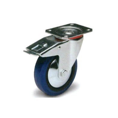 CTS-TGC10402S TGC-10402-S SWIVEL CASTER 4" WHEEL W/BRAKE