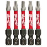 CUB-48324606 48-32-4606 SHOCKWAVE 2" ImpactSquareRecess #2 Power Bits 5pk