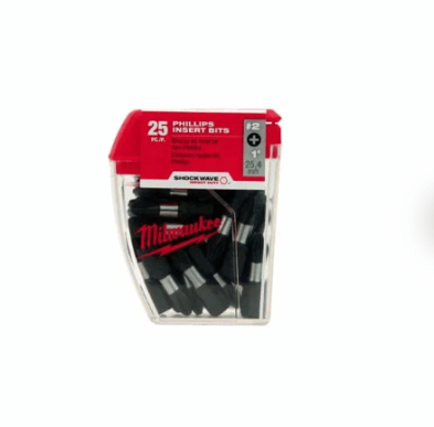 CUB-48325008 48-32-5008 MILWAUKEE 10PK INSERT BIT SQ2 TICTAC