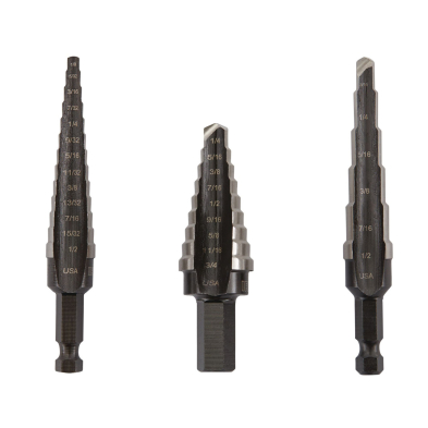 CUB-DSTEP10502ZR UNI-10502ZR STEP DRILL BIT SETS