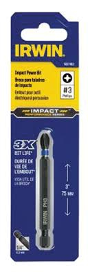 CUB-IWAF33PH3 IWAF33PH3 IRWIN POWER BIT # 3 PHILLIPS 3-1/2"
