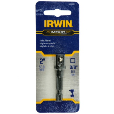 CUB-IWAF36238 IWAF36238 IRWIN 1/4" to 3/8" Imptt Socket Adapter, 2" DISCON