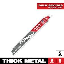 CUE-48005262 MILWAUKEE 48-00-5262 (5) 9" TORCH W/NITRUS CARBIDE 1PK