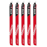 CUE-48005563 MILWAUKEE 48-00-5563, 12" TORCH W/NITRUS CARBIDE 5PK