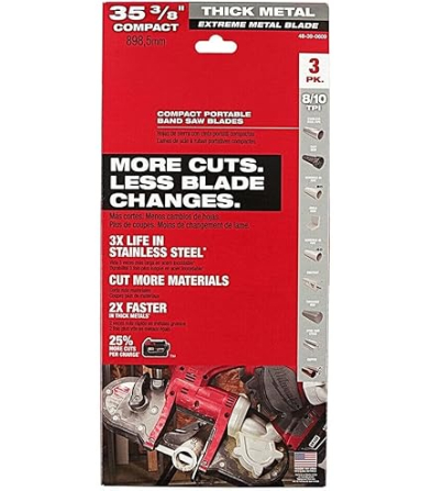 CUE-48390615 48-39-0615 MILWAUKEE EXTREME THIN METAL DEEP CUTBLADES