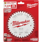 CUE-48400524 MILWAUKEE 48-40-0524 (5) 5-3/8" 36T FINE FINISH BL