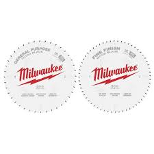CUE-48401036 MILWAUKEE 48-40-1036 10" 40T + 60T TWO PACK