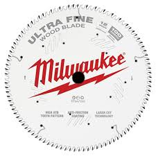 CUE-48401228 MILWAUKEE 48-40-1228 12" 100T ULTRA FINE SAW BLADE