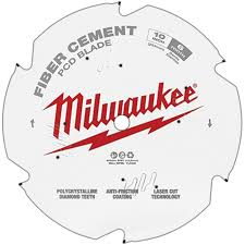 CUE-48407010 MILWAUKEE 48-40-7010 10" 6T PCD/FIBER CEMENT BLD