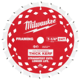 CUE-48410740 48-41-0740 MILWAUKEE 7-1/4" 24T THICK KERF CIR. FR. BLADE