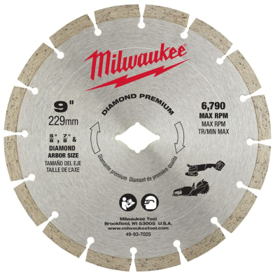 CUE-49937523 MILWAUKEE 49-93-7523 4.5" DIAM ULTRA SEGMENTED GP BLADE