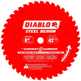 CUE-D0842CF DIABLO D0842CF 8" x 42T Cermet Steel Demon Blade