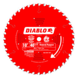 CUE-D1040X D1040X DIABLO GENERAL PURPOSE 10" X 40 TOOTH