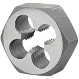 CUF-5978479 DORMER 5978479 Hexagon Rethreading Bolt Die, 1.48" Dia., M18