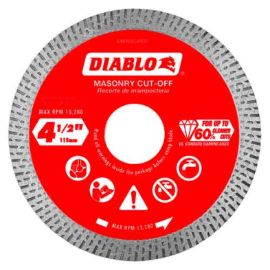 CUG-DMADST0600 DMADST0600 6" DIAMOND SEGMENTED TURBO MASONRY CUT-OFF BLADE