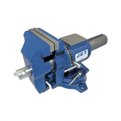 CWI-321336 JET 5" BENCH VISE, ROTATING JAWS, SWIVEL BASE 321336