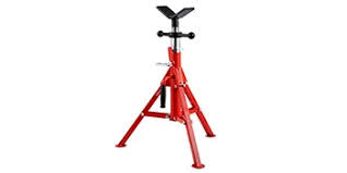 CWI-VEVORPIPEJACK VEVOR Pipe Jack Stand with 4-Ball Transfer V-Head and Foldin