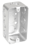 EL1-05212100 052-1210-0 Utility Box with Knockout, 1 Gang, 1.88-in Deep,